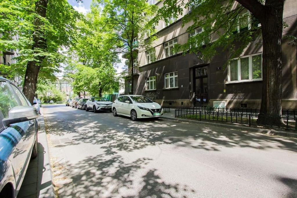 Spacious 3Br Apartment With Ac In Living Room, 2 Balconies Krakov Exteriér fotografie