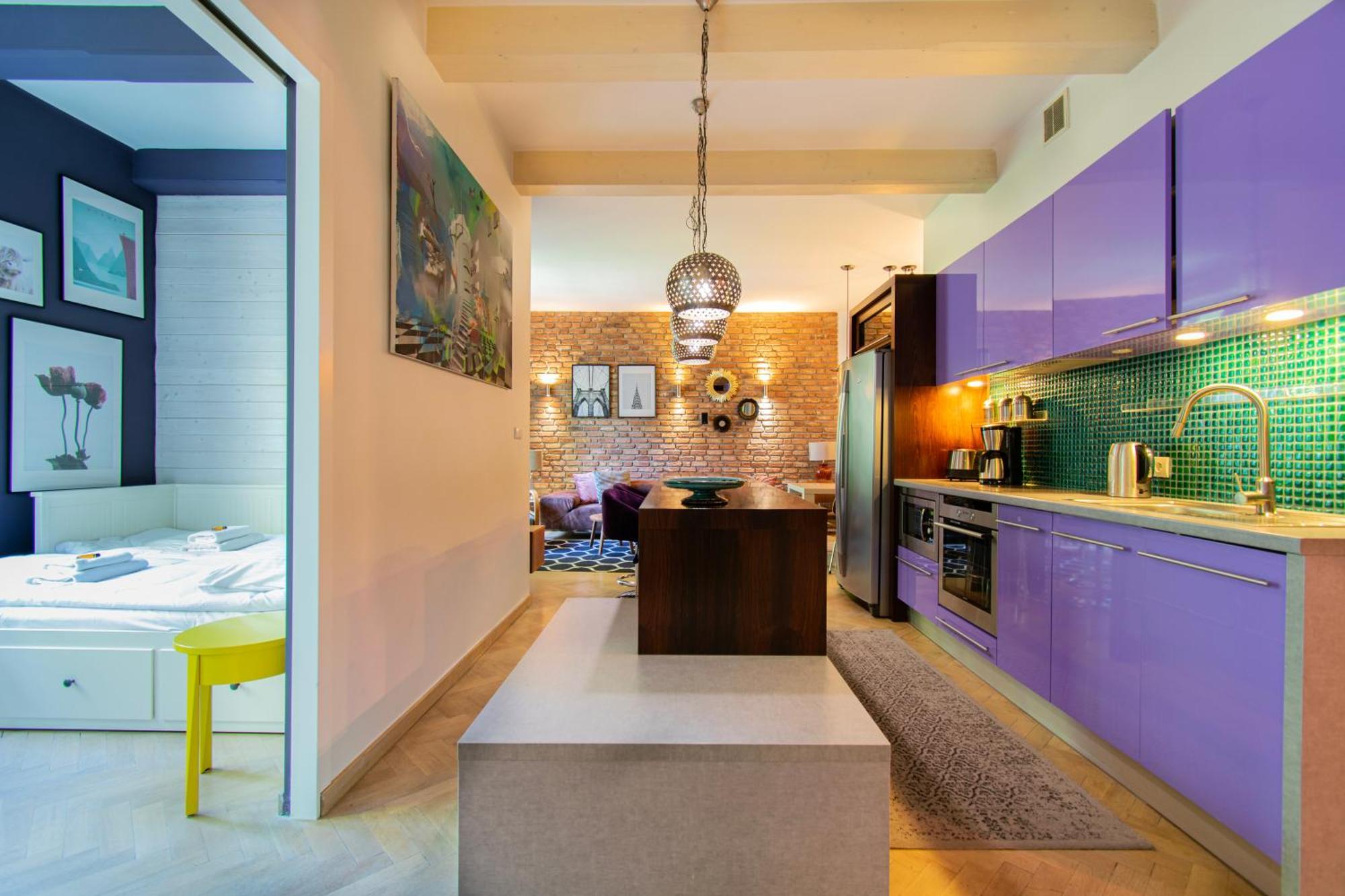 Spacious 3Br Apartment With Ac In Living Room, 2 Balconies Krakov Exteriér fotografie
