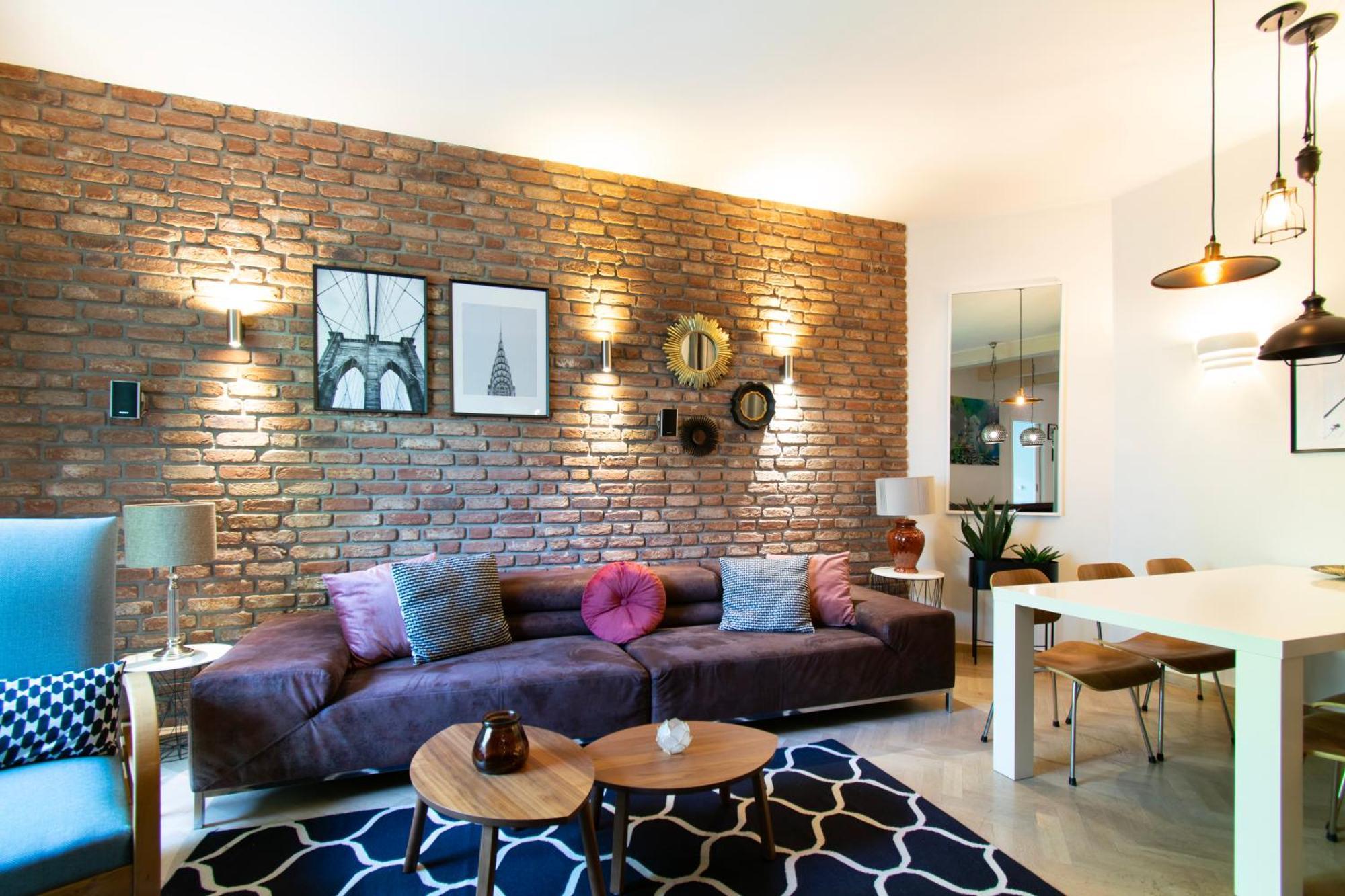 Spacious 3Br Apartment With Ac In Living Room, 2 Balconies Krakov Exteriér fotografie