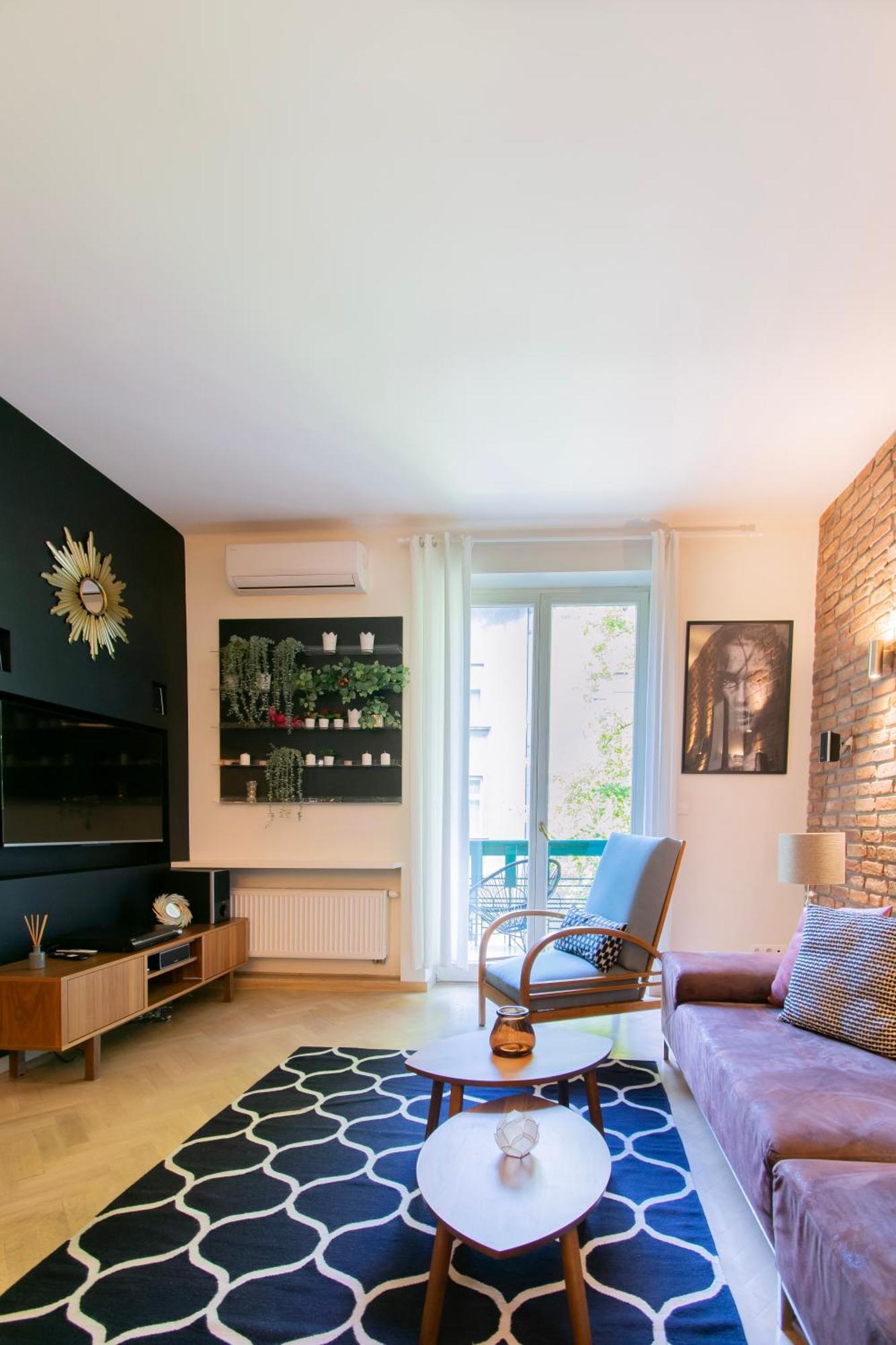 Spacious 3Br Apartment With Ac In Living Room, 2 Balconies Krakov Exteriér fotografie